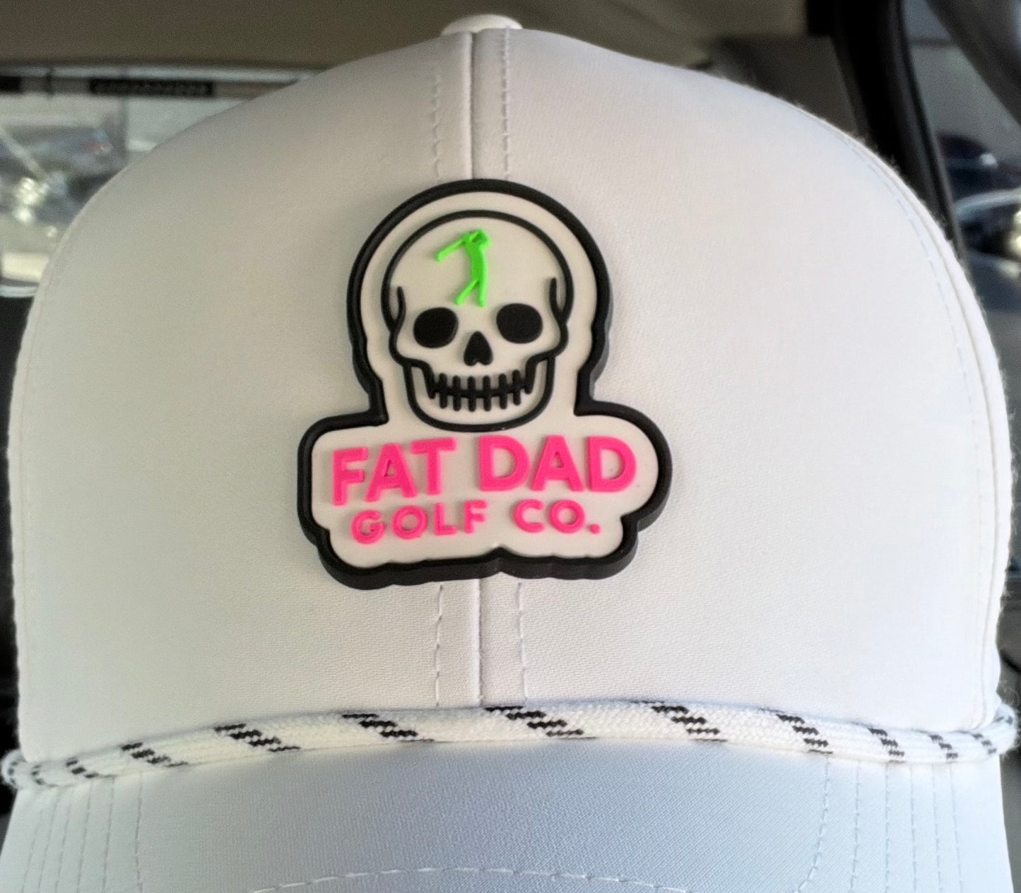 skull patch habanero hat