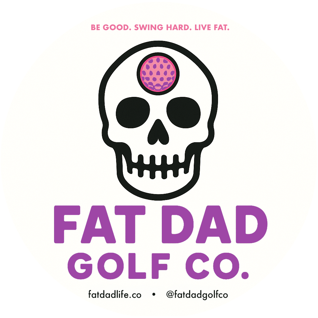 golf on the brain sticker