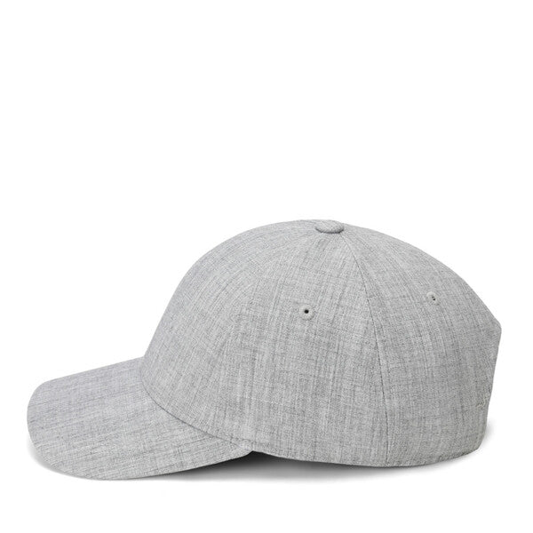 heather gray skull golf hat