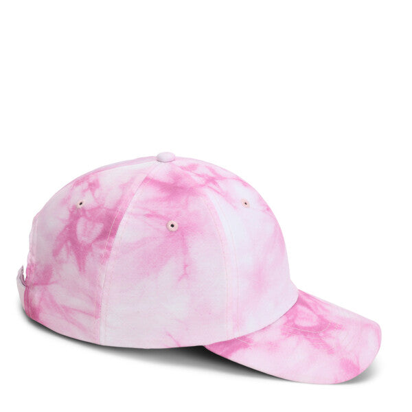 pink tie-dye skull golf hat