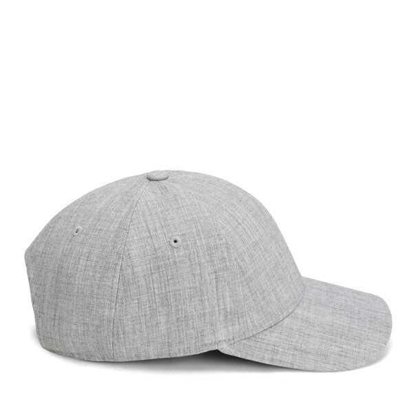 heather gray skull golf hat