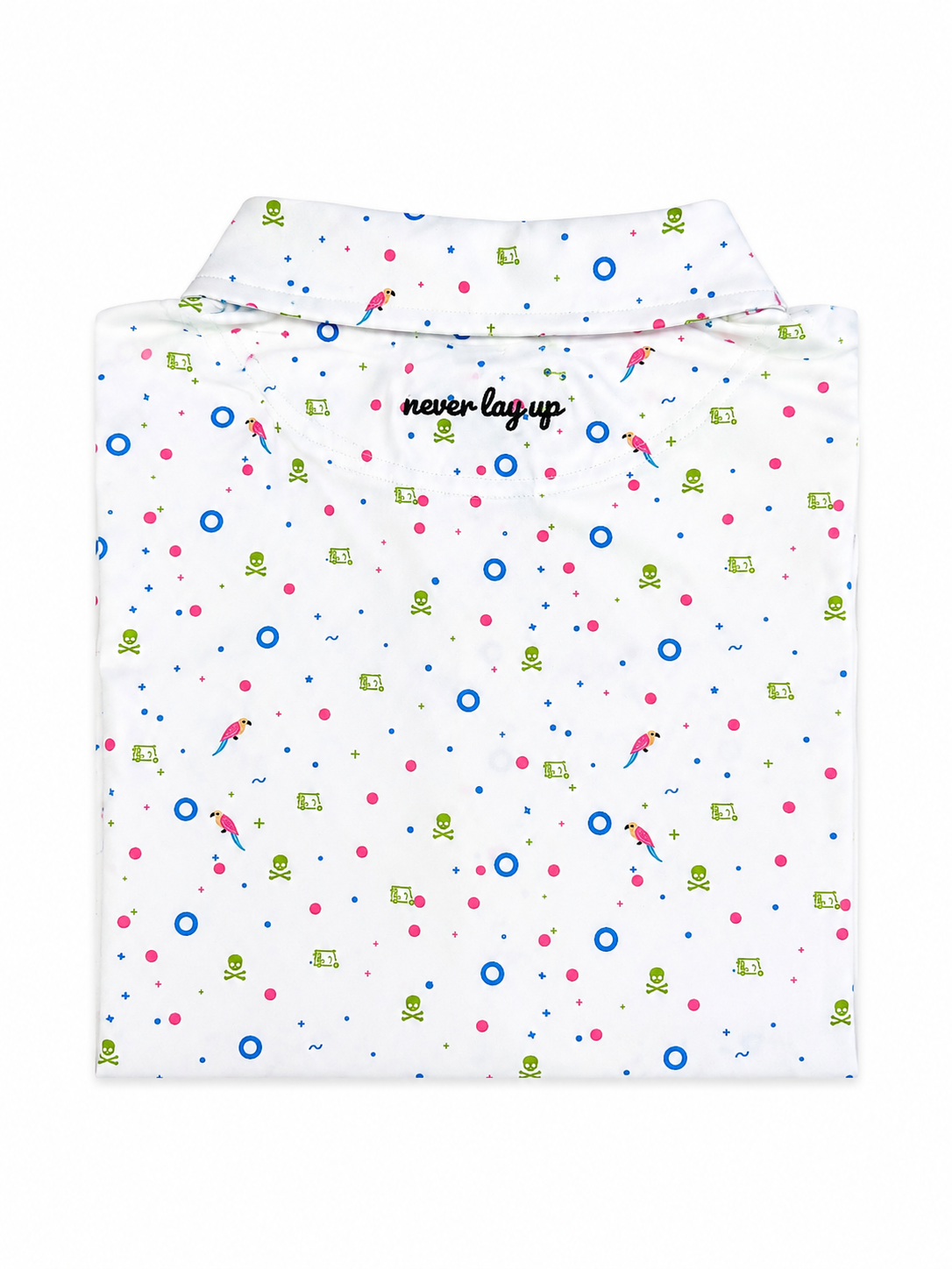 "fairway mischief" performance golf polo