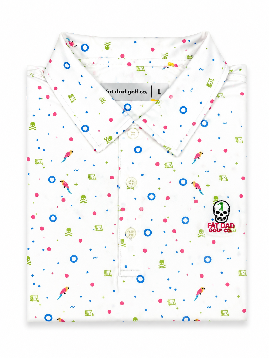 "fairway mischief" performance golf polo