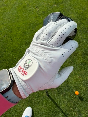 natural gray golf glove