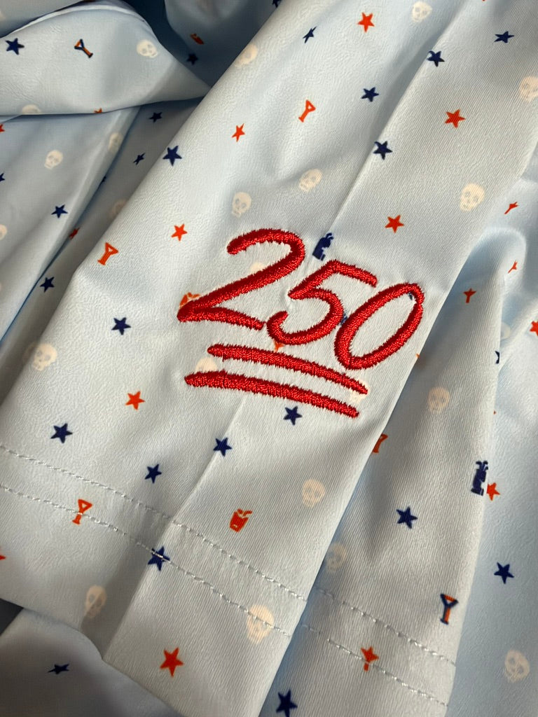 usa 250 emoji limited edition polo