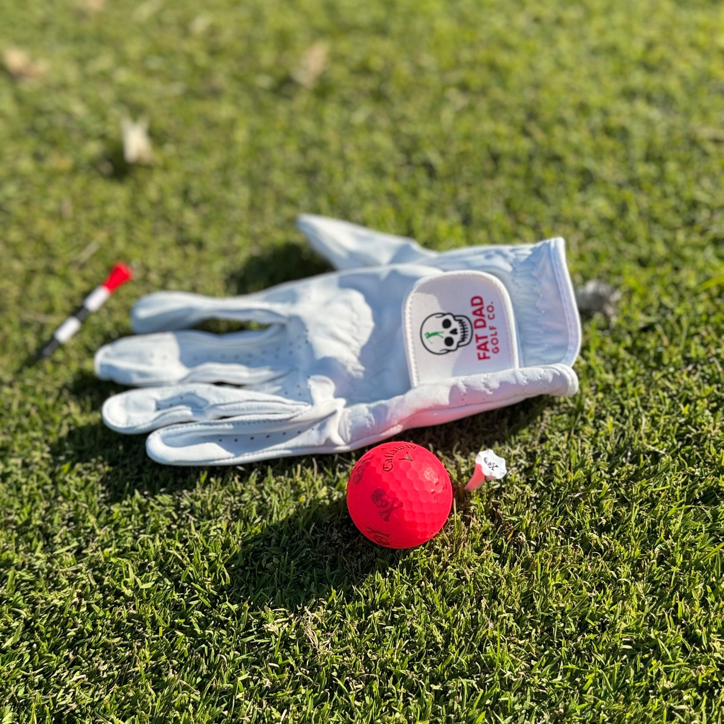 natural gray golf glove