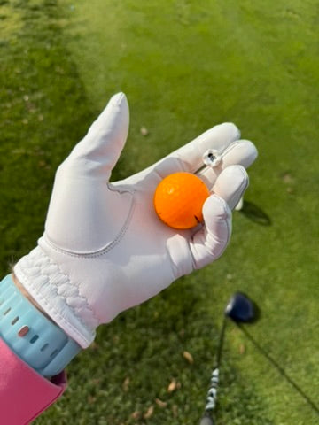 natural gray golf glove