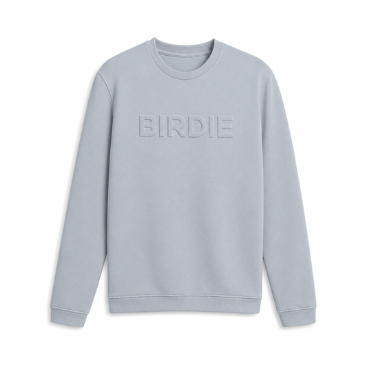 birdie embossed crew