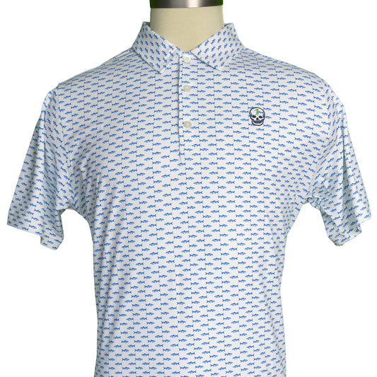 fish or golf?! performance golf matching polo