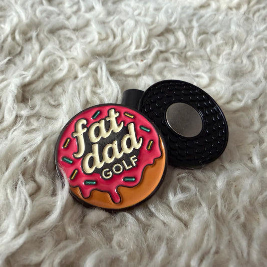 fat dad donut golf ball marker + clip