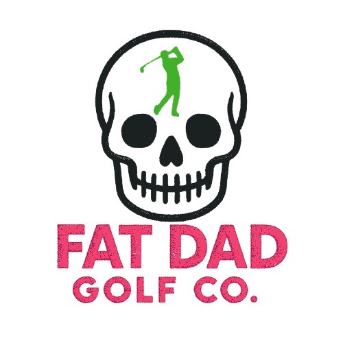 original fat dad skull golf hat