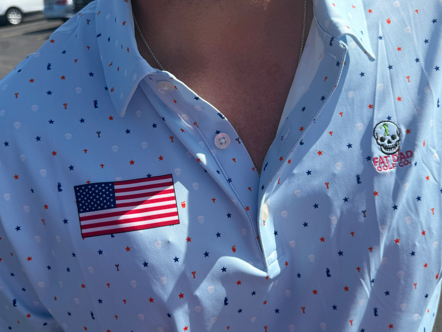 usa 250 emoji limited edition polo