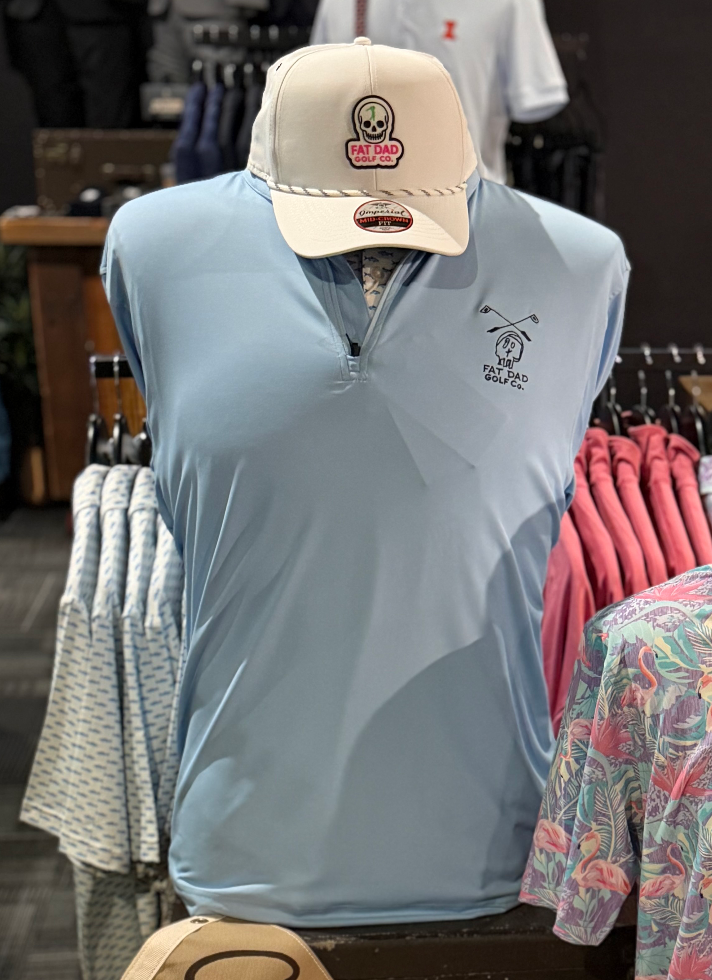 the napkin club 1/4 zip
