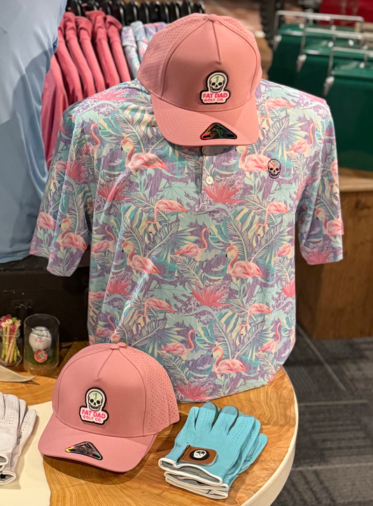 island time performance golf matching polo
