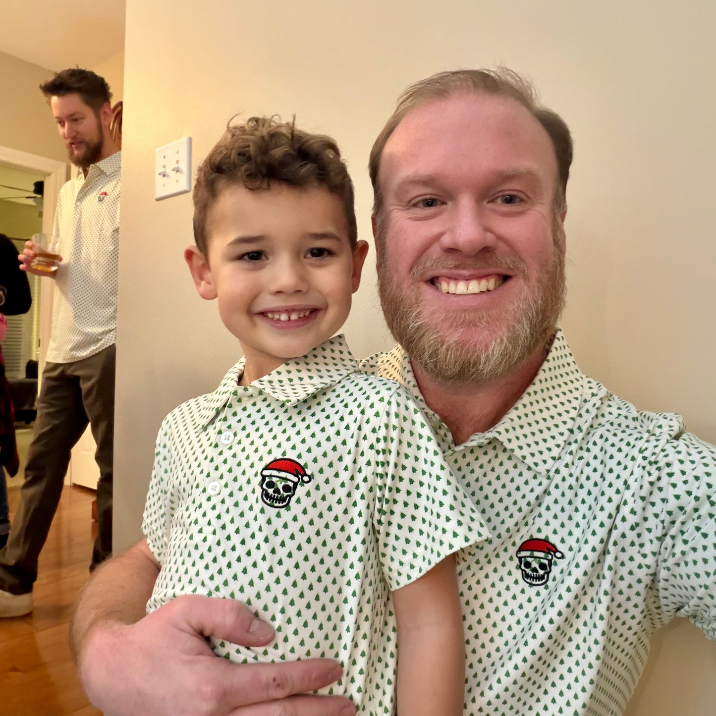 christmas in july matching polo
