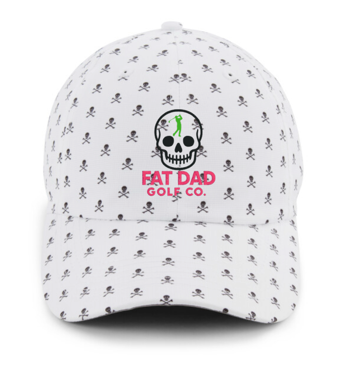 original fat dad skull golf hat