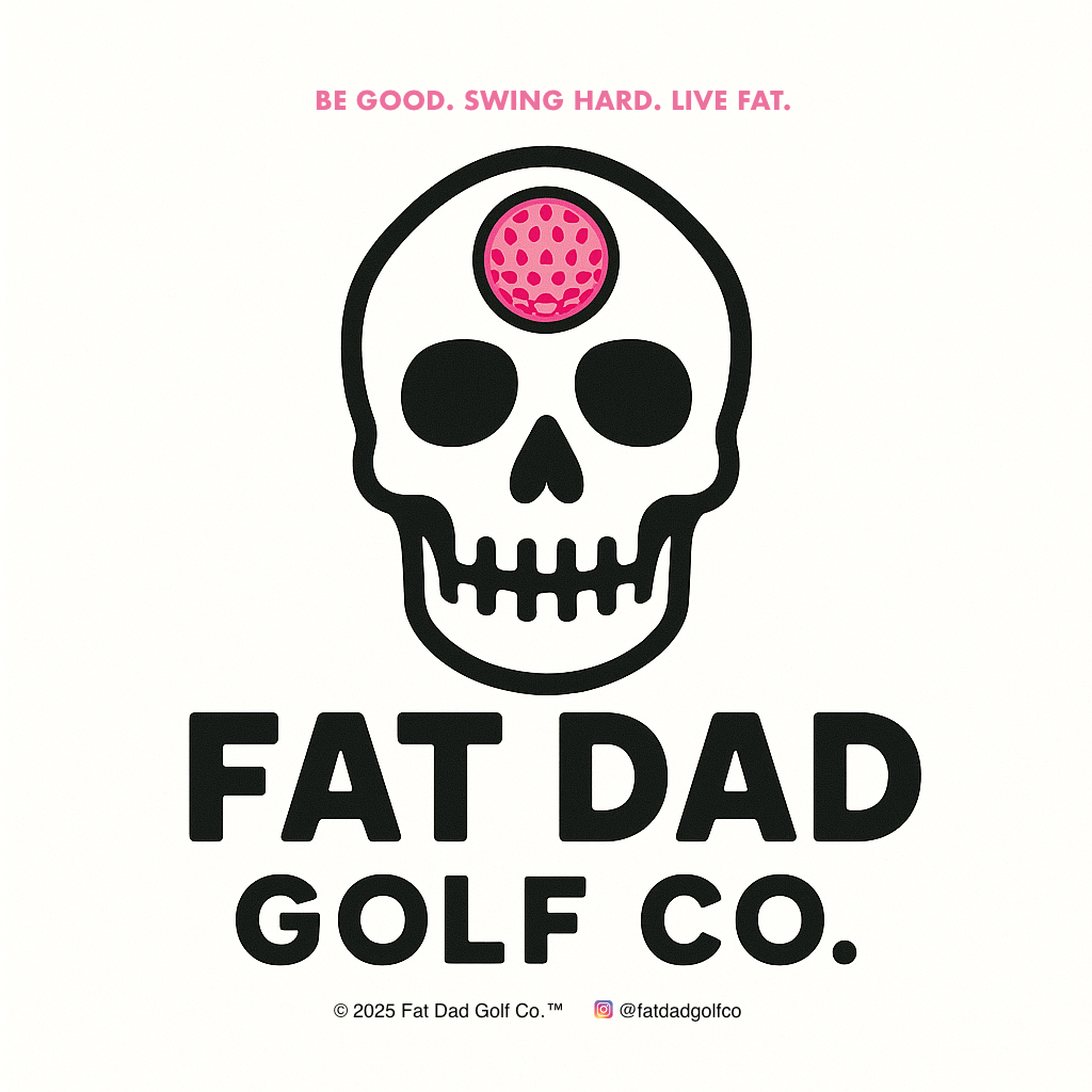 "golf on the brain" sticker
