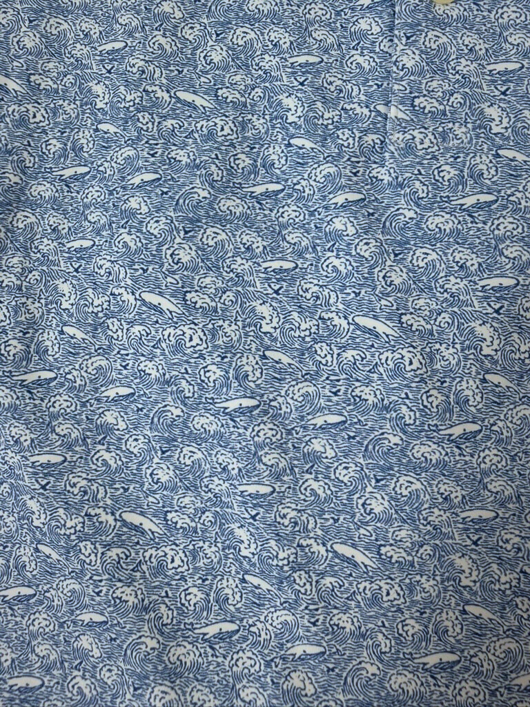 whales & waves golf polo