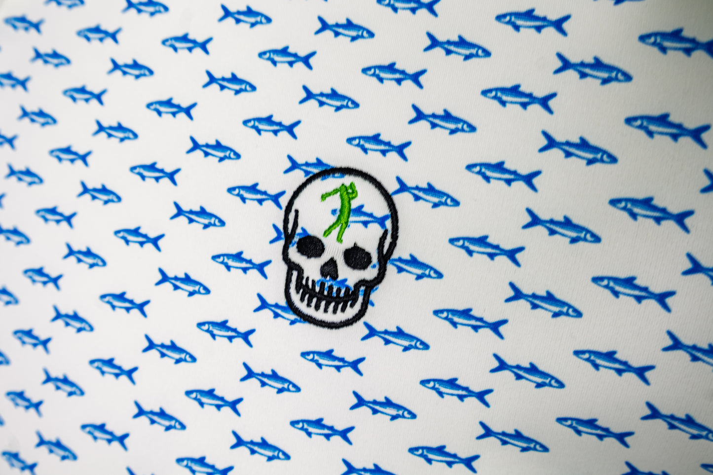 fish or golf?! performance golf matching polo