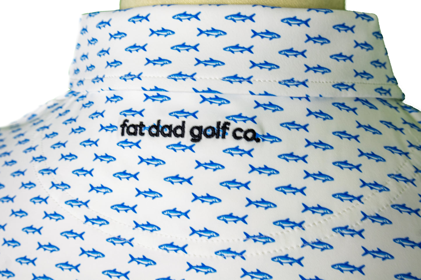fish or golf?! performance golf matching polo